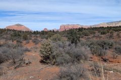 LtoR: unknown peak, Bell Rock, Courthouse Butte