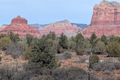 Up close, LtoR, Bell Rock, Twin Buttes, Courthouse Butte