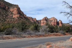 Layers of rock over thousands of years