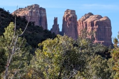 View of Cathedral Rock from the valley