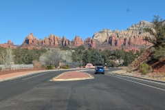 Road heading into Sedona