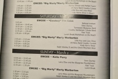 Bluegrass Festival Program