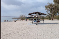 Beach along Lake Havasu, looking north