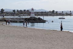 Beach along Lake Havasu, looking south