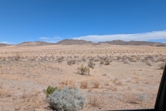 Sandy flats have turned into open desert