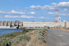 East side of dam
