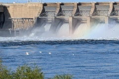 Rainbow at Ice Harbor Dam