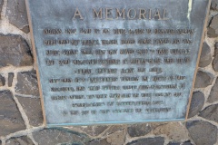 Indian Memorial - in memory of people who were buried by the river and covered when the dam was built