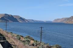 View of the Columbia River south of the Wallula Gap
