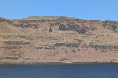 View across the Columbia River at Wallula Gap