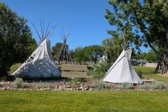 Encampment in honor of Salish people