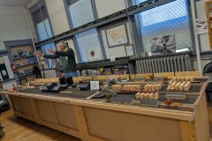 Model of area when it was all about logging and railroads