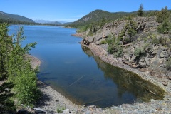 NE end of Rainbow (Dog) Lake