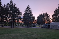 End of day sunset