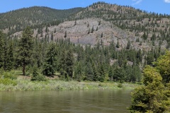 See the gravel? Probably left by the floods