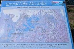 Signs in Clark Fork: Glacial Lake Missoula