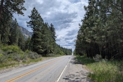 You can see how high the canyon walls are