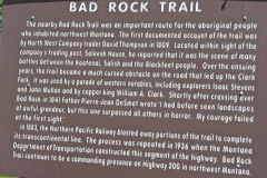 Bad Rock Trail History