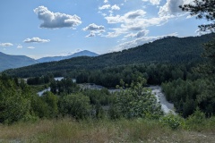 Still following the Clark Fork River, heading west to Sandpoint