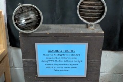 Blackout lights - in museum
