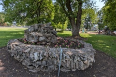 City Park near Spirit Lake, lunch stop