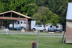 Myrna's RV and my truck and trailer