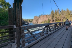 Looking back across the river (I climbed that rock, see below)