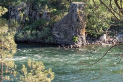 People often go stand on that rock