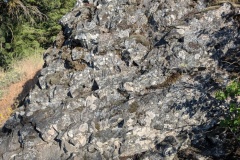 Unique rock conglomerate on rocky point