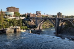 Spokane River Falls heading down river