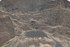 Monument Rock - Look at all the twisted basalt!