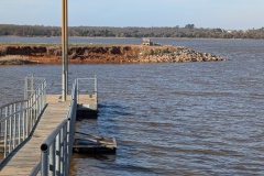 Back on the lakeside, looking at the jetty