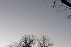 Most likely a plane, but it could be a UFO...