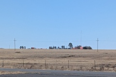 One homestead in the middle of the plains