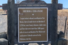 Sierra Grande - largest extinct volcano in NE New Mexico