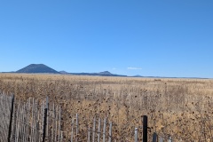 Sierra Grande Volcano, on the left, with a number of other craters
