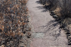 Steep trail, followed the rim of the crater