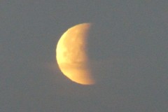 Moon is getting more visible
