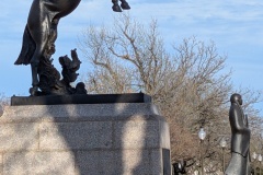 Both statues in front of the Capital Building