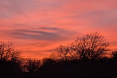 Lots of clouds and lots of intense color