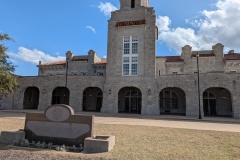 Union Station - listed on the National Register of Historic Places in 1979, now houses the offices of the Scissortail Park Foundation