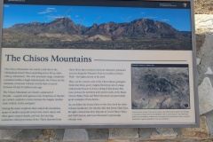 The Chisos Mountains are to the east, and all in a volcanic basin