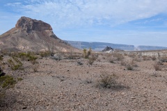 Heading toward Castolon on the Rio Grande, Santa Elena in the distance on the right