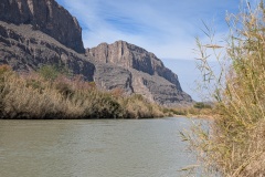 First closeup to Santa Elena Canyon