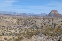 Cerro Castellan is a prominent, isolated butte rising over 1,000 feet above the desert floor
