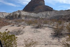 More ash deposits on the back side of Cerro Castellan