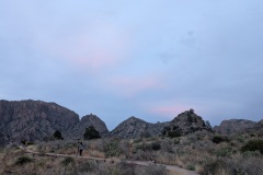 This is the view opposite of the sunset, still a little color