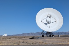 These huge dishes were lined up as far as the eye could see in NM