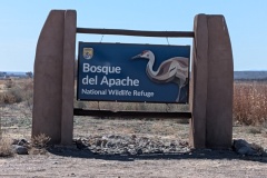 Entering the Wildlife Refuge