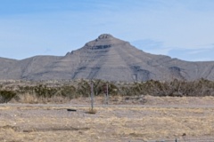 Weird mountain south of Las Cruces NM